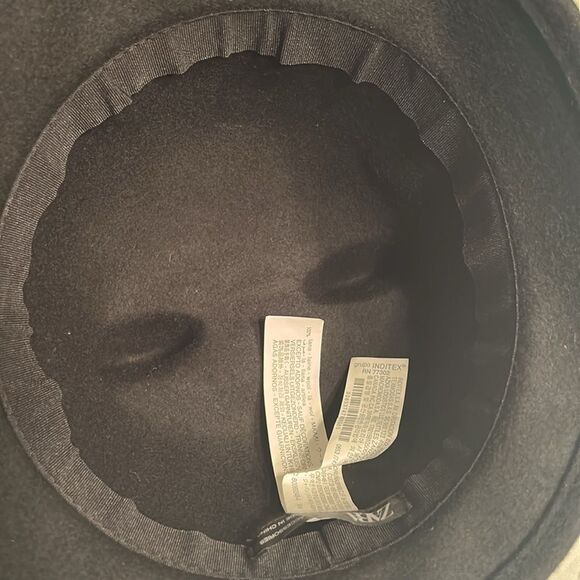 Zara Black Wool Kids Hat(Size 10-12yrs) - Picture 4 of 4